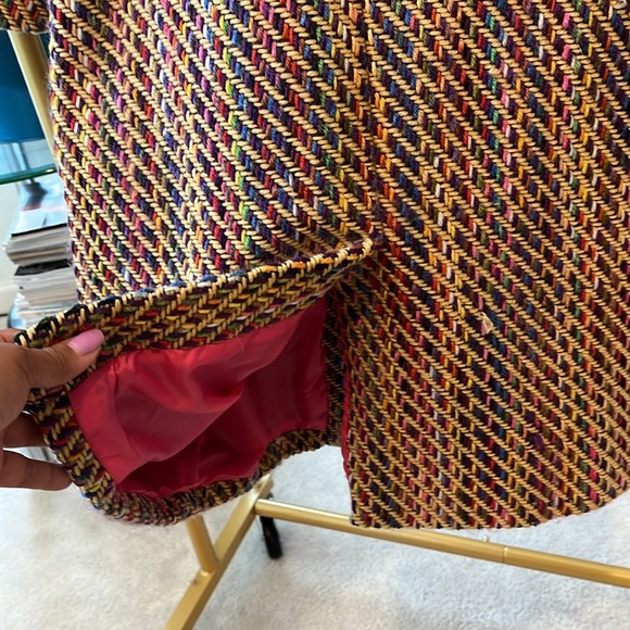 Nichole Lynel tweed coat size Large - Picture 12 of 17